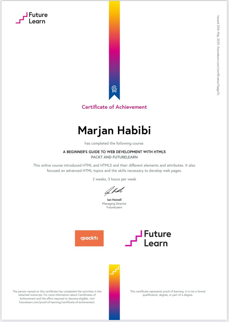 Certificate 2
